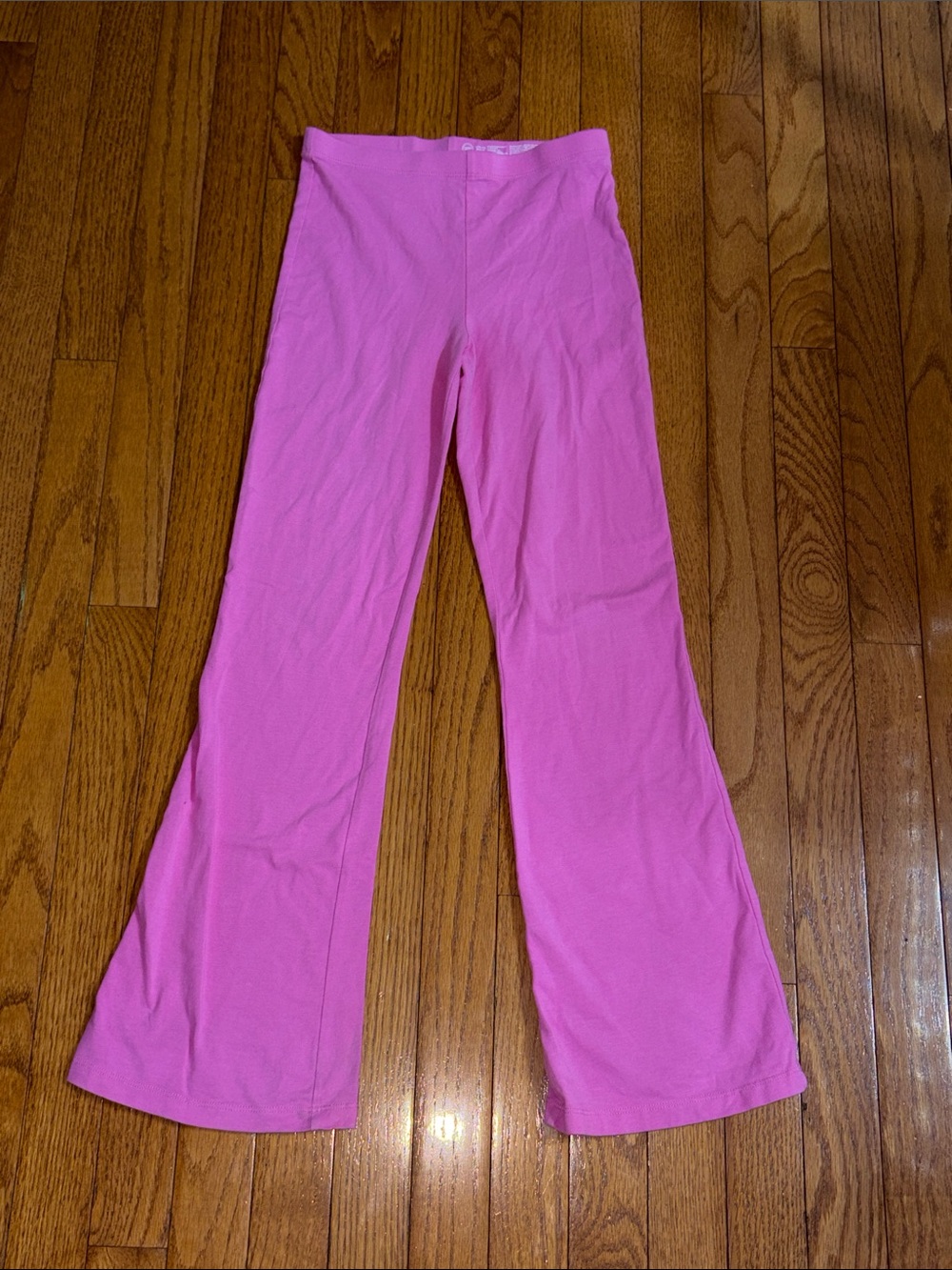 wonder nation Pink Flared Knit Leggings